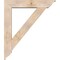 Ekena Millwork Traditional Traditional Smooth Bracket w/ Offset Brace, Douglas Fir, 7 1/2"W x 38"D x 44"H BKT0806X38X44TRA01SDF - alternate 2